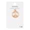 12 Pack: Gold Metal Peace Sign Pendant by Bead Landing™